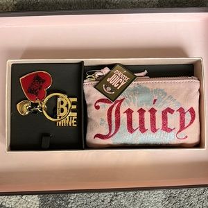 Juicy Couture key ring and change purse.